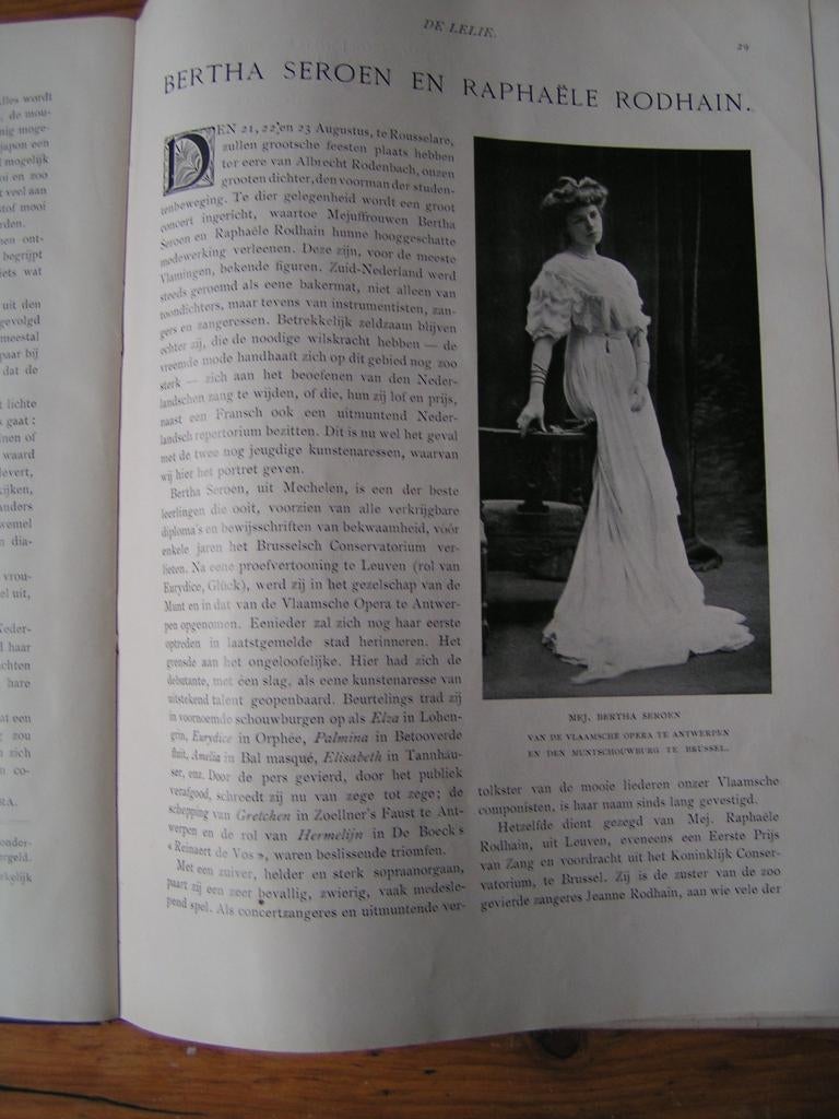 Handgebonden eerste jaargang De Lelie nr UU 673 ger kran, Verzenden