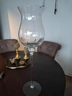 Glazen Vaas op Voet, Ophalen, Overige kleuren, 75 cm of meer, Glas