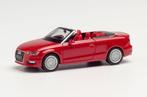 Audi A3 Cabrio, rood metallic Herpa, Ophalen of Verzenden, Nieuw, Bus of Vrachtwagen, Herpa