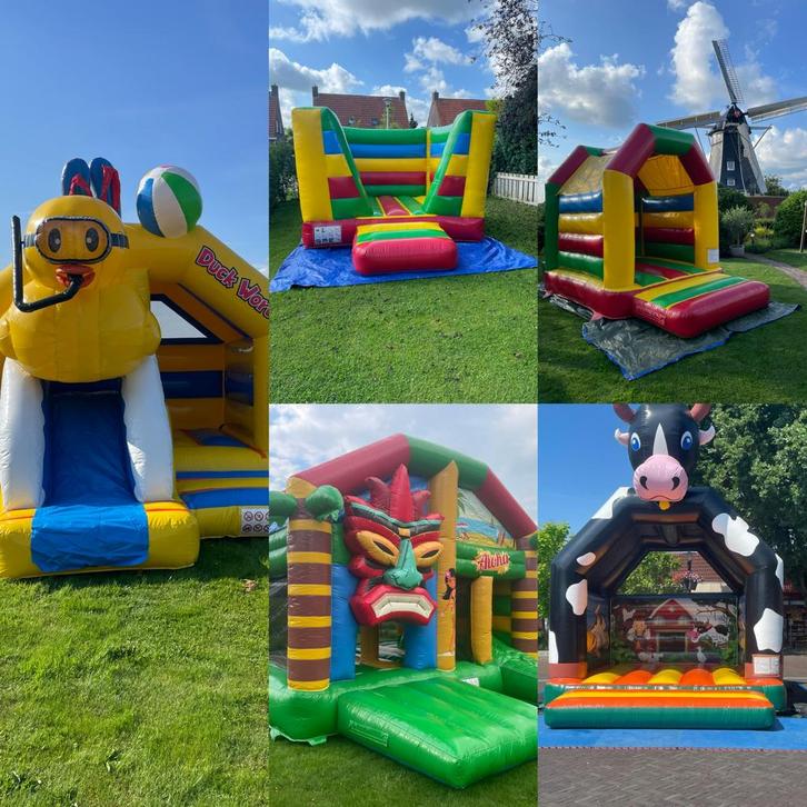 Springkussen huren? Diverse soorten, Hobby en Vrije tijd, Feestartikelen | Verhuur, Nieuw, Verjaardag, Ophalen