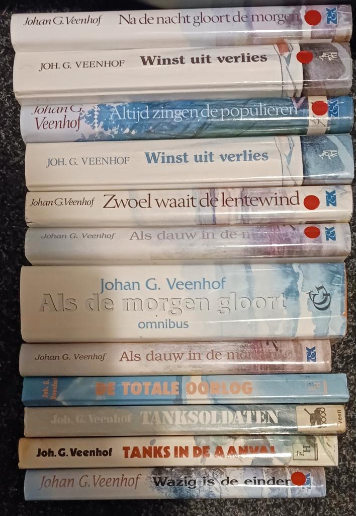 Johan G. Veenhof Boeken Collectie, Boeken, Romans, Gelezen, Nederland, Ophalen of Verzenden