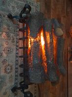 Sierkachel sfeerhaard met echte haard rooster, Huis en Inrichting, Ophalen of Verzenden, Vrijstaande haard, Elektrische haard