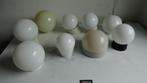 Schroefballonnen, wand en plafond glas met schroefrand, Huis en Inrichting, Lampen | Plafondlampen, Ophalen of Verzenden, Zo goed als nieuw