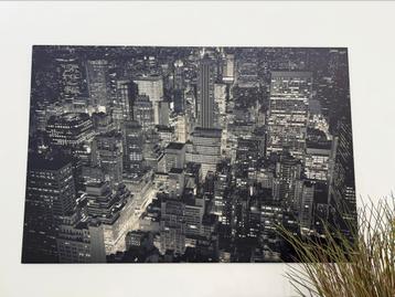 New York by Night – Sander van Leeuwen | 180x120cm aluminium beschikbaar voor biedingen