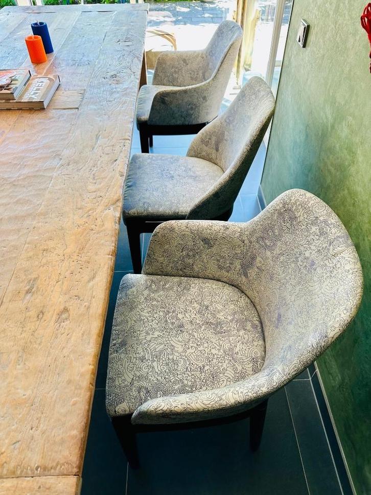 Molteni &C Chelsea Jean Paul Gaultier stoelen 5 stuks, Huis en Inrichting, Stoelen, Zo goed als nieuw, Vijf, Zes of meer stoelen