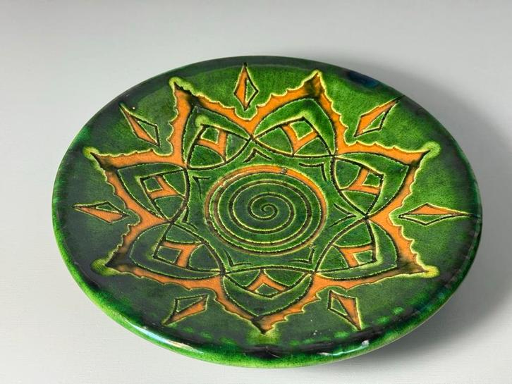 Vintage Gongora Ubeda Aardewerk Schotel, Antiek en Kunst, Antiek | Wandborden en Tegels, Ophalen of Verzenden