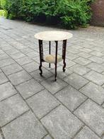 Antieke Indonesië messing bijzettafel, Huis en Inrichting, Woonaccessoires | Zuilen en Pilaren, Ophalen, Gebruikt