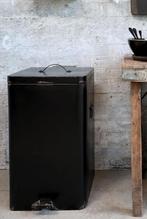 Pedaal Vuilbak / Prullenbak Factory-Black landelijk puur 60L, Met pedaal, 50 tot 75 cm, Nieuw, 40 liter of meer