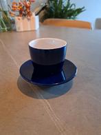 Sagaform design by Moritz, espressokopje met schotel, blauw, Ophalen of Verzenden, Zo goed als nieuw, Effen, Kop(pen) en/of Schotel(s)