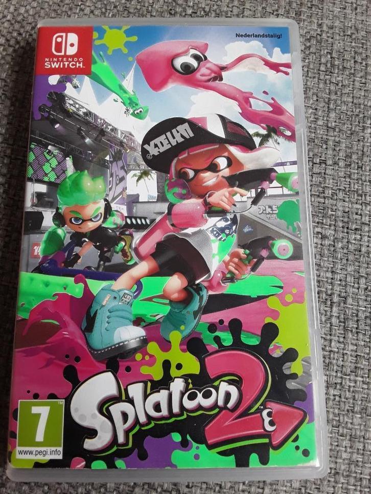 Nintendo Switch Game Splatoon 2, Spelcomputers en Games, Games | Nintendo Switch, Zo goed als nieuw, Avontuur en Actie, 1 speler