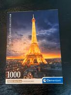 Clementoni puzzel Eiffeltoren 1000 stukjes compleet, Ophalen of Verzenden, 500 t/m 1500 stukjes, Zo goed als nieuw