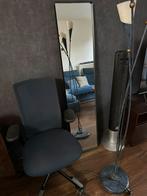Blauwe bureaustoel, Huis en Inrichting, Lampen | Vloerlampen, Ophalen, Gebruikt