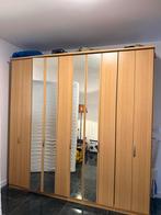 Grote kledingkast met spiegeldeuren, Huis en Inrichting, Kasten | Kledingkasten, 200 cm of meer, Ophalen of Verzenden, Zo goed als nieuw