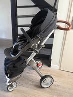 Stokke kinderwagen incl. reiswieg, tas, voetenzak, regenkap, Gebruikt, Combiwagen, Verstelbare duwstang, Ophalen