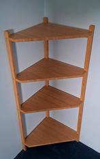 IKEA RÅGRUND hoekrek/hoekkast – bamboe – 100 cm hoog, Huis en Inrichting, Ophalen, Met plank(en), Minder dan 50 cm, 100 tot 150 cm