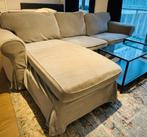 Ektorp 3-zitsbank met chaise longue, 250 tot 300 cm, Gebruikt, Driepersoons, 75 tot 100 cm