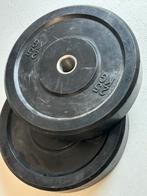 Twee 25kg Bumper Plates - Halterschijven, Ophalen, Zo goed als nieuw, Rug, Halterschijven