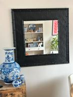 Geweldige grote vintage spiegel van bamboe jaren 70, Huis en Inrichting, Woonaccessoires | Spiegels, Ophalen, Zo goed als nieuw
