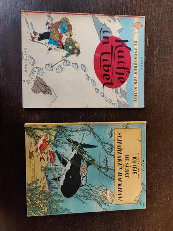 Klassieke Kuifje Stripboeken - 'Kuifje in Tibet' & 'De schat beschikbaar voor biedingen