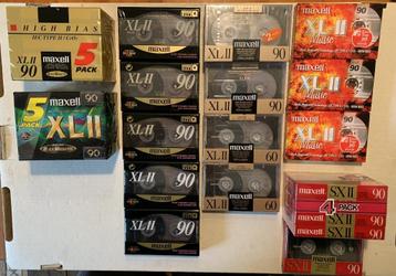 Maxell XLII/SXII gesealde cassettebandjes te koop! beschikbaar voor biedingen