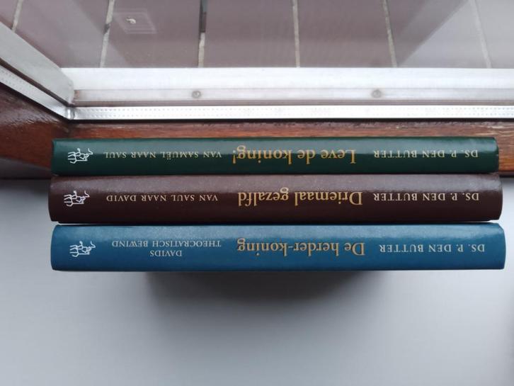 Acht boeken van ds. P. den Butter, Boeken, Godsdienst en Theologie, Zo goed als nieuw, Christendom | Protestants, Ophalen of Verzenden