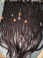 Human hair extensions dreads dreadlocks handgemaakt, Ophalen of Verzenden, Zo goed als nieuw, Pruik of Haarverlenging