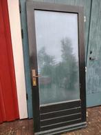 Hardhouten buitendeur, Doe-het-zelf en Verbouw, Kozijnen en Schuifpuien, Deurkozijn, Zo goed als nieuw, 150 tot 225 cm, Hout