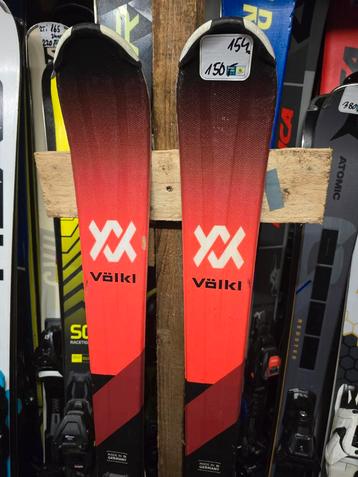 154cm VOLKL DECON 7.2 CARVE SKIS WOODCORE  beschikbaar voor biedingen