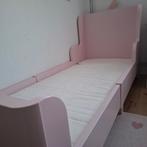 Roze Ikea Busunge meegroeibed incl. matras, Lattenbodem, 70 tot 85 cm, Ophalen of Verzenden, Zo goed als nieuw
