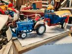 Ford 5000 + schuif + dumper  Britains, Hobby en Vrije tijd, Ophalen of Verzenden, Zo goed als nieuw, Tractor of Landbouw, Britains
