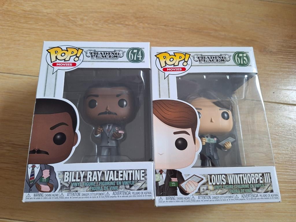 Funko pop trading places (2 stuks), Ophalen of Verzenden