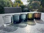 Iittala Marimekko 5 stuks waxinelichtjes theelicht houders, Overige materialen, Wit, Ophalen of Verzenden, Zo goed als nieuw
