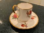 Vintage Royal Priory dale Theekop en Schotel met Roos Design, Antiek en Kunst, Ophalen of Verzenden