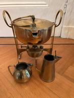Art Deco Koperen Koffieset Amsterdamse School eisenloeffel, Antiek en Kunst, Ophalen of Verzenden