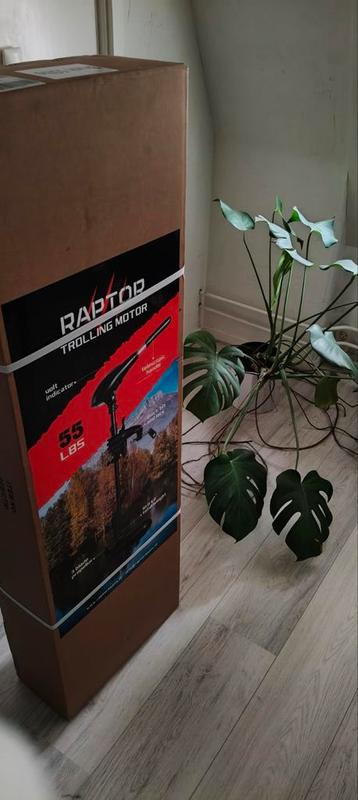 Nieuwe Raptor Trolling Motor 55 LBS beschikbaar voor biedingen