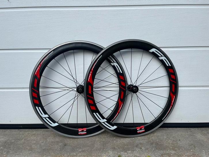 FFWD f4r wielset carbon (Fast Forward), Fietsen en Brommers, Fietsonderdelen, Zo goed als nieuw, Racefiets, Wiel, Ophalen of Verzenden