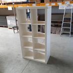 Witte houten vakkenkast - 150x76x39 cm (8 vakken), Huis en Inrichting, Kasten | Overige, Gebruikt