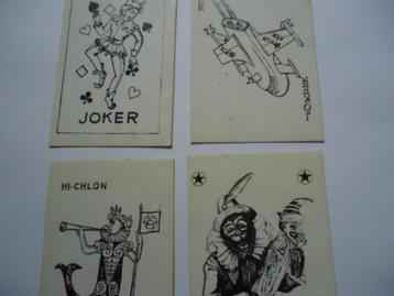 sticker oud JOLLY JOKER strip kaarten kaartspel retro vintag beschikbaar voor biedingen