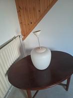 Oude Schoollamp - Compleet, Huis en Inrichting, Lampen | Hanglampen, Ophalen, Gebruikt, Vintage, Glas