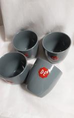 DOUWE EGBERTS mokken, grijs, zonder handvat, 4 stuks, Huis en Inrichting, Keuken | Servies, Overige materialen, Nieuw, Ophalen of Verzenden