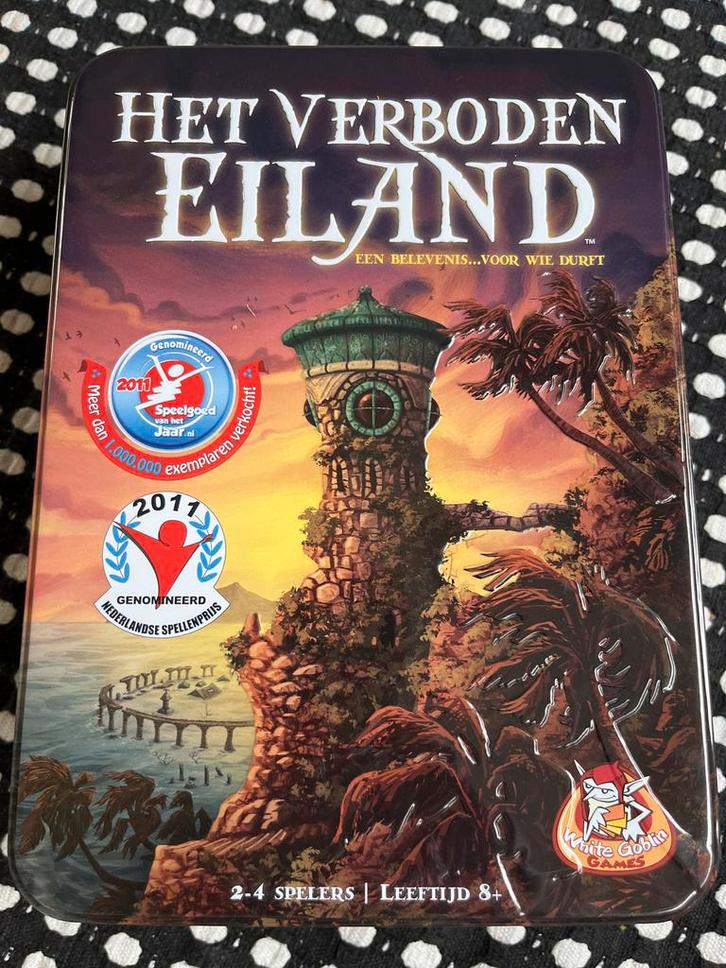 Het Verboden Eiland - Coöperatief Avontuur!, Hobby en Vrije tijd, Gezelschapsspellen | Bordspellen, Zo goed als nieuw, Een of twee spelers