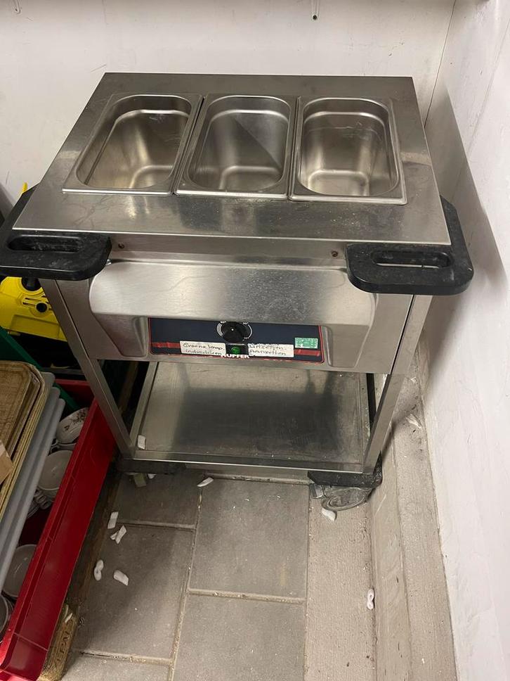 Bain-Marie Wagen - Horeca Apparatuur, Huis en Inrichting, Keuken | Keukenbenodigdheden, Gebruikt, Ophalen
