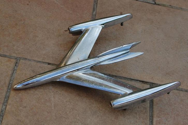 Oldsmobile 1953 1954 USA Oldtimer hood ornament embleem, Antiek en Kunst, Curiosa en Brocante, Ophalen of Verzenden