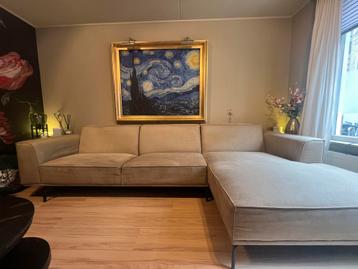 Luxe Hoekbank beige 230 x 160 (chais longue links) beschikbaar voor biedingen