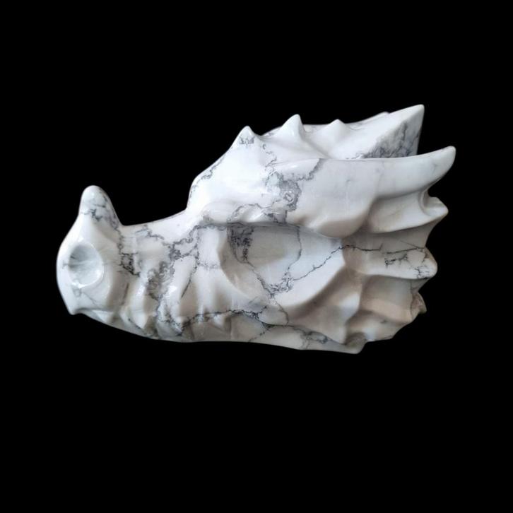 Howliet Draak - 10cm edelstenen mineralen, Verzamelen, Mineralen en Fossielen, Ophalen of Verzenden