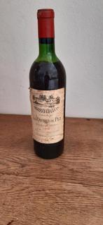 Oude fles wijn  1972, Verzamelen, Wijnen, Rode wijn, Frankrijk, Ophalen of Verzenden, Zo goed als nieuw