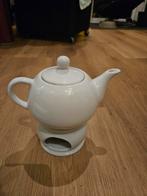 Thee kannetje met warm houd optie met kaarsje, Ophalen of Verzenden