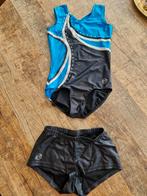 Turnpakje TT Gymnastics met broekje 164, Sport en Fitness, Turnen, Blauw, Ophalen of Verzenden, Zo goed als nieuw, Turnpak(je)