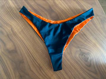 Savara Intimates bikinibroekje zwart / oranje - Nieuw!
