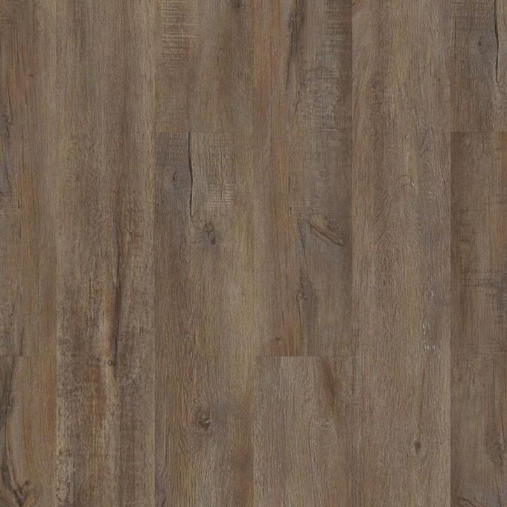 Klik PVC Bruin Eiken Gemodelleerd €9,95 M² aanbieding, Huis en Inrichting, Stoffering | Vloerbedekking, Nieuw, Wit, Crème, Beige